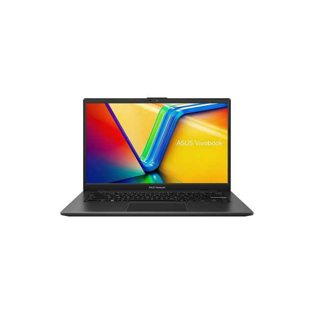 ASUS Vivobook GO 14 E140FA-NK185W (Mixed Black) Slim Laptop, R5 7520U 8GB 512GB PCIE G3 SSD, AMD Radeon, WIN11 HOME, 14-inch, HD Webcam, Fingerprint, Eng-Arb-Keyboard.