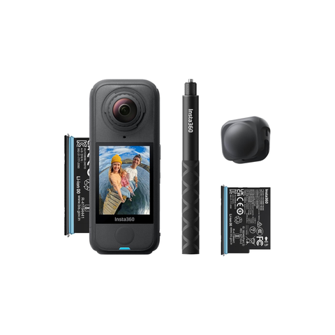 Insta360 X4 Air Starter Bundle | Lightest 8K 360 Action Camera for Epic Adventures | for Travel, Sports & Vlogging | Smooth, Stable, Easy-to-Edit Videos Anytime, Anywhere