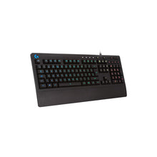 Logitech G G213 Prodigy Gaming Keyboard, RGB Lightsync Backlit Keys, Spill-Resistant, Customizable Keys, Dedicated Multi-Media Keys, Qwerty Us International Layout - Black