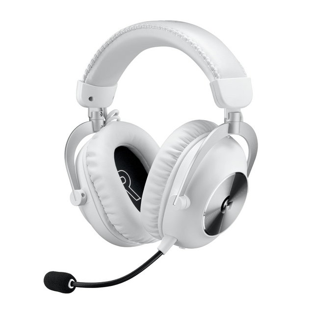 Logitech G PRO X 2 LIGHTSPEED Wireless Gaming Headset,   Bluetooth/USB/3.5mm Aux, for PC, PS5, PS4, Nintendo Switch - White