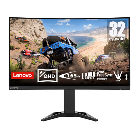 Lenovo 66F2GAC1UK G32qc-30 curved monitor with 32