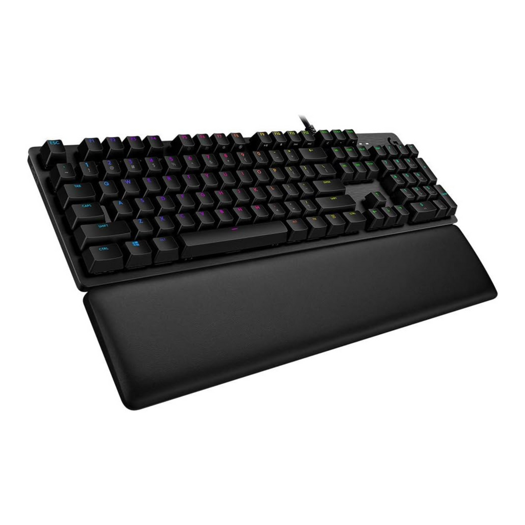 Logitech G513 Carbon LIGHTSYNC RGB Mechanical Gaming Keyboard with GX Red Switches - Linear, Black