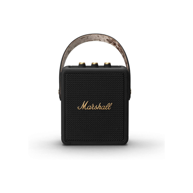 Marshall Stockwell II Wireless Portable Bluetooth Speaker 20+ Hours 20W - Black & Brass