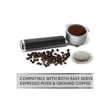 Breville One-Touch CoffeeHouse Coffee Machine | Espresso, Cappuccino & Latte Maker | 19 Bar Italian Pump | Automatic Milk Frother | ESE Pod Compatible | Black [VCF107]