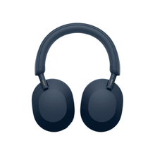 Sony WH 1000XM5 Noise Cancelling Wireless Headphones 30 hours battery life Over ear style Optimised for Alexa and the Google Assistant with built in mic, Midnight Blue, UAE Version - 1-Year warranty