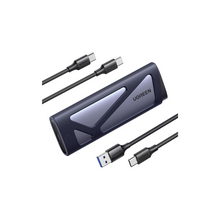UGREEN M.2 to USB NVMe SATA SSD Enclosure Reader, Tool-Free USB 3.2 Gen2 10Gbps NVMe PCI-E 6Gbps SATA M-Key / B+M Key Solid State Drive External Adapter With UASP Trim, for SSDs 2242 2260 2280