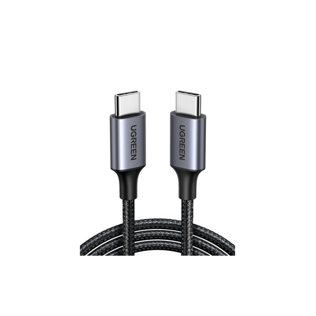 UGREEN USB C Cable 1M, 60W Nylon-Braided Cord Type C Cable Fasting Charging Compatible for iPhone 16 Pro Max, iPad/Air, MacBook Pro/Air, Galaxy S25 Ultra/24 S23, Huawei P70, Xiaomi
