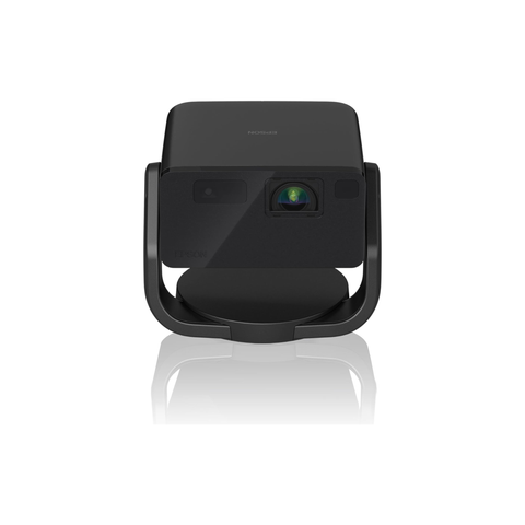Epson EF-22 Mini Smart Laser Projector with Swivel stand, Full HD, 1000 Lumens, 150 Inch Display with HDR, Google TV, Dolby Atmos Sound, Gaming & Home Cinema – Onyx Black