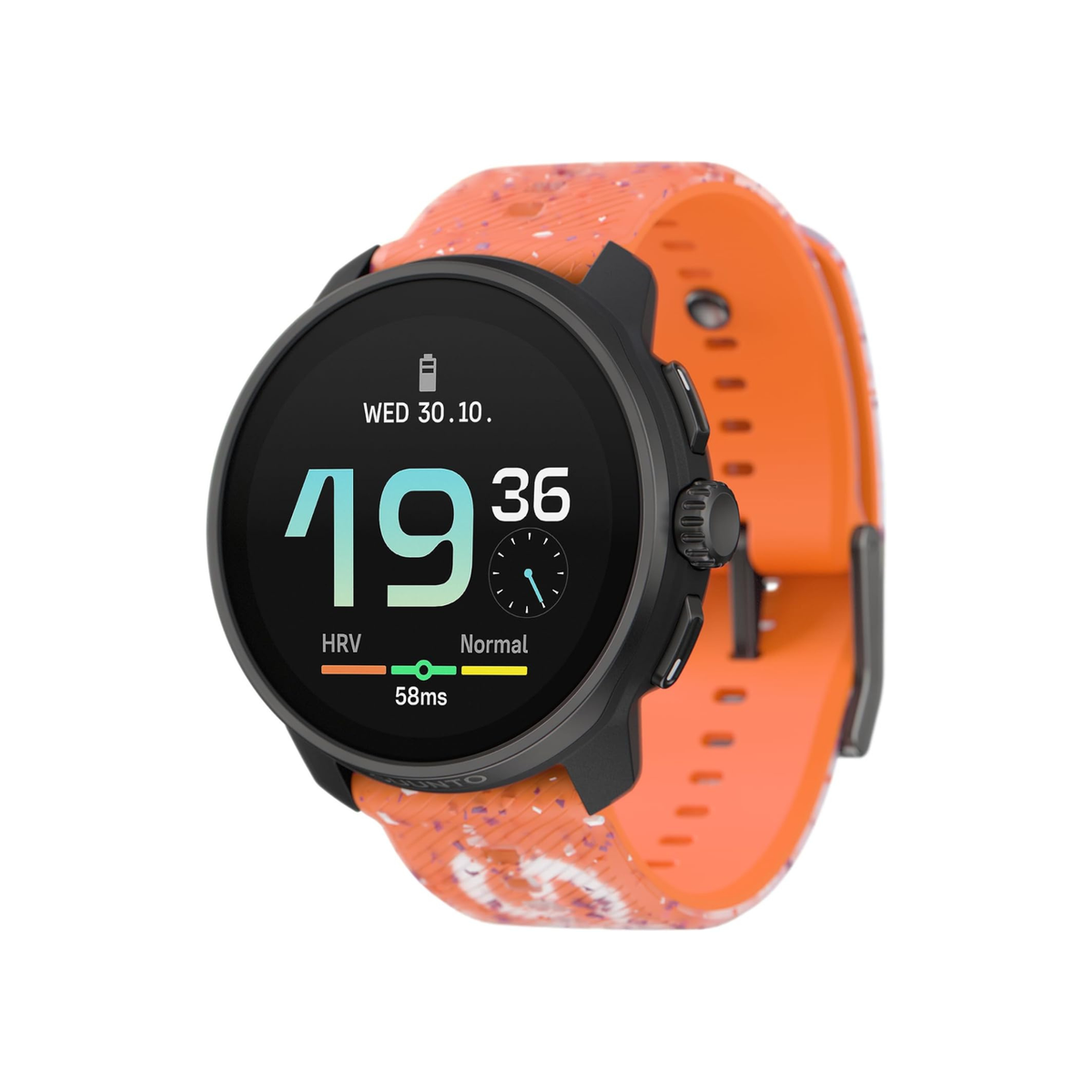 SUUNTO Race S GPS Sports Watch, 1.32" AMOLED Touchscreen w/Crown, 13 Days Battery Life, Training & Sleep Health Tracking, Dual-GNSS, 32GB Global Offline Maps, Lightweight for Running, Power Orange