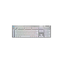 Logitech G915 X LIGHTSPEED Low-Profile Wireless Gaming Keyboard, Double-Shot PBT Keycaps,Fully Programmable Keys,RGB Backlighting, Sleek AluminumFinishing, GL Brown Tactile Switches-PC/Mac-White