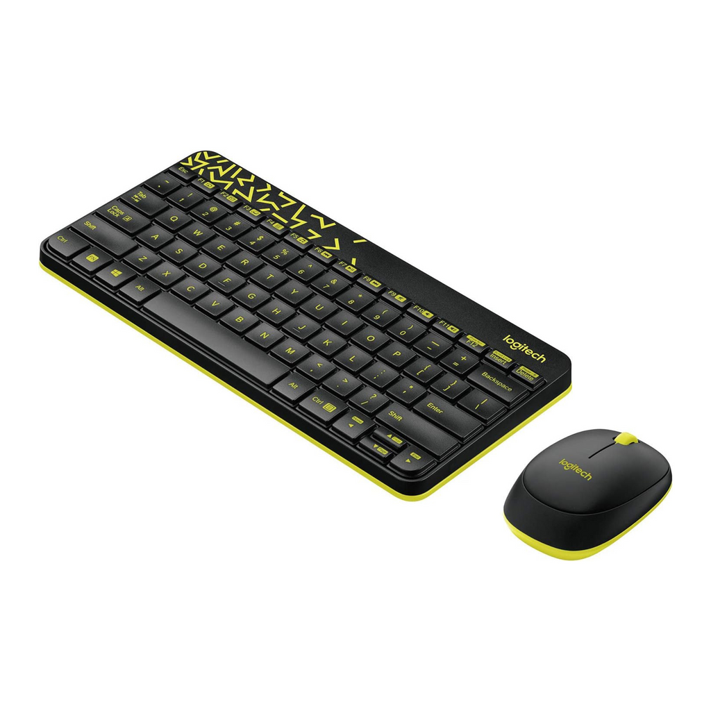 Logitech MK240 NANO Mouse and Wireless Mini Size Keyboard Combo English Black