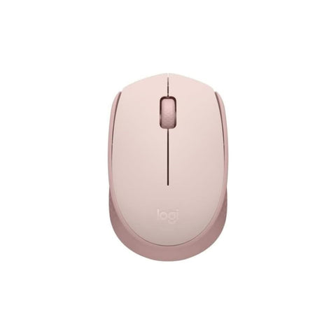 Logitech M171 Wireless Mouse for PC, Mac, Laptop, 2.4 GHz with USB Mini Receiver, Optical Tracking, 12-Months Battery Life, Ambidextrous - Rose