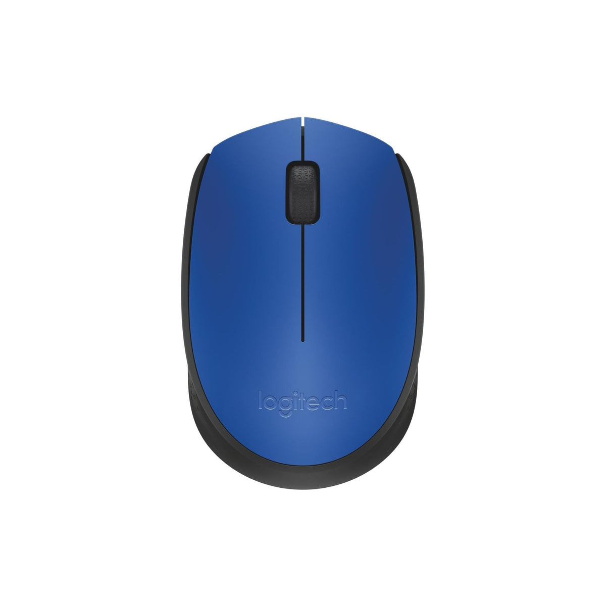 Logitech M171 Wireless Mouse for PC, Mac, Laptop, 2.4 GHz with USB Mini Receiver, Optical Tracking, 12-Months Battery Life, Ambidextrous - Blue