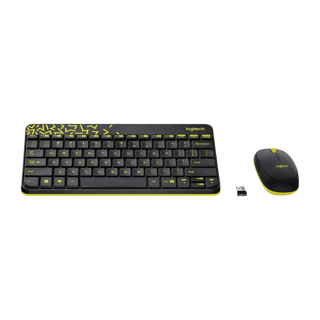 Logitech MK240 NANO Mouse and Wireless Mini Size Keyboard Combo English Black