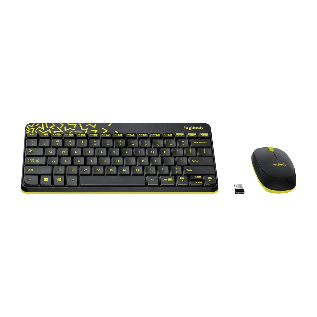 Logitech MK240 NANO Mouse and Wireless Mini Size Keyboard Combo English Black