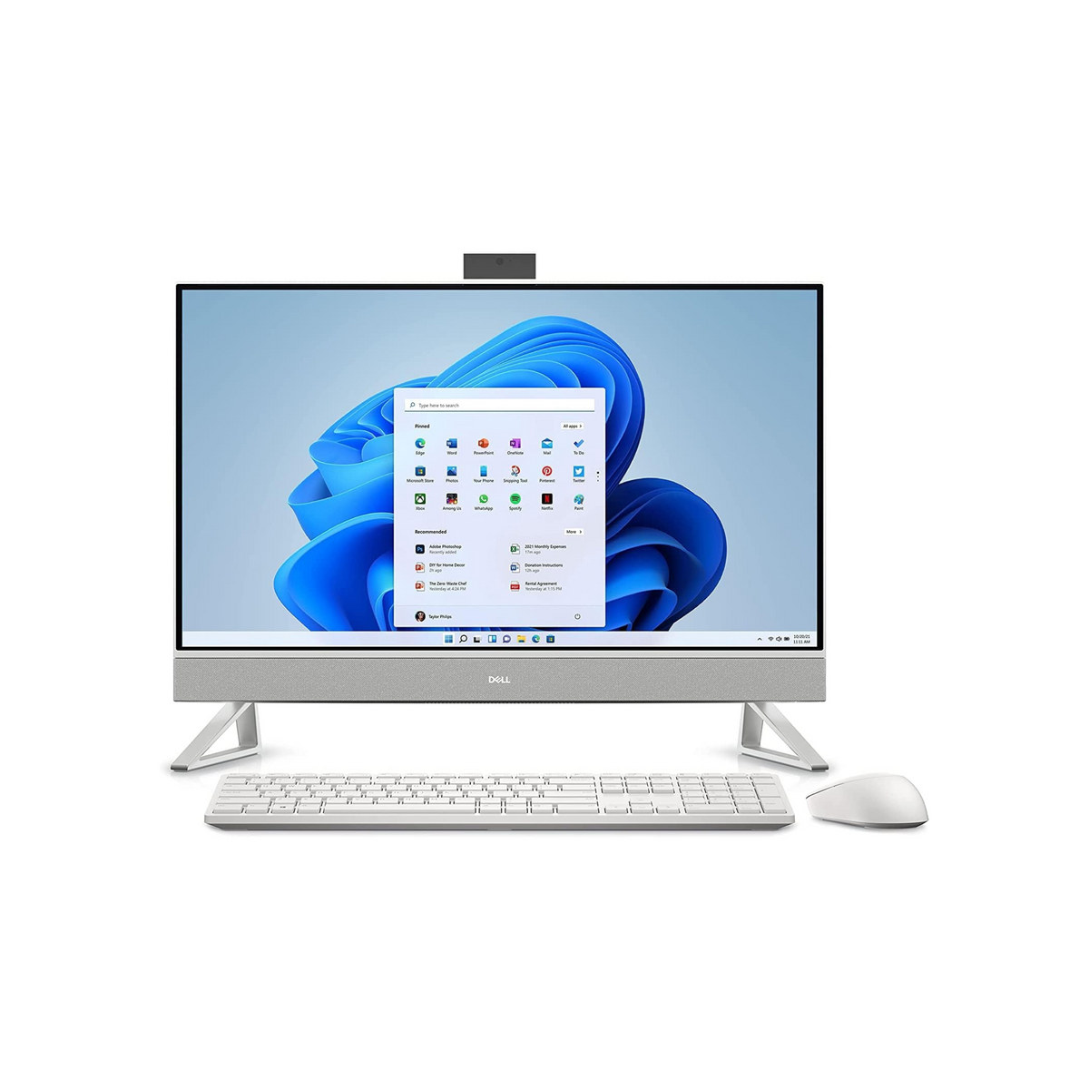 Dell 2022 Inspiron 7710 27-inch FHD Touchscreen All-in-One Desktop 10-Core 12th Intel i7-1255U GeForce MX550 Graphics 32GB DDR4 1TB NVMe SSD + 1TB HDD WiFi 6E Bluetooth RJ45 LAN Windows 11 Pro