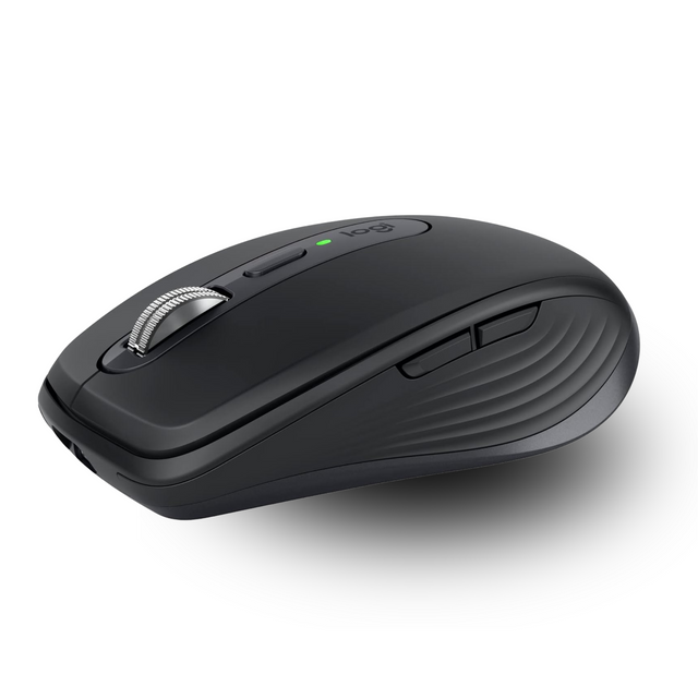 Logitech MX Anywhere 3S Compact Wireless Mouse,  USB C, Bluetooth, Windows PC, Linux, Chrome, Mac - Graphite