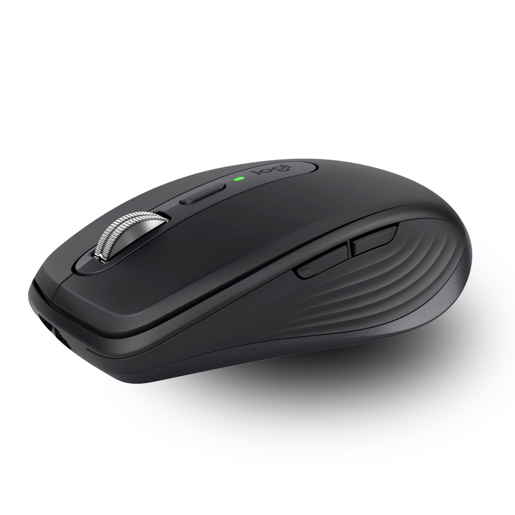 Logitech MX Anywhere 3S Compact Wireless Mouse, Fast Scrolling, 8K DPI Any-Surface Tracking, Quiet Clicks, Programmable Buttons, USB C, Bluetooth, Windows PC, Linux, Chrome, Mac - Graphite