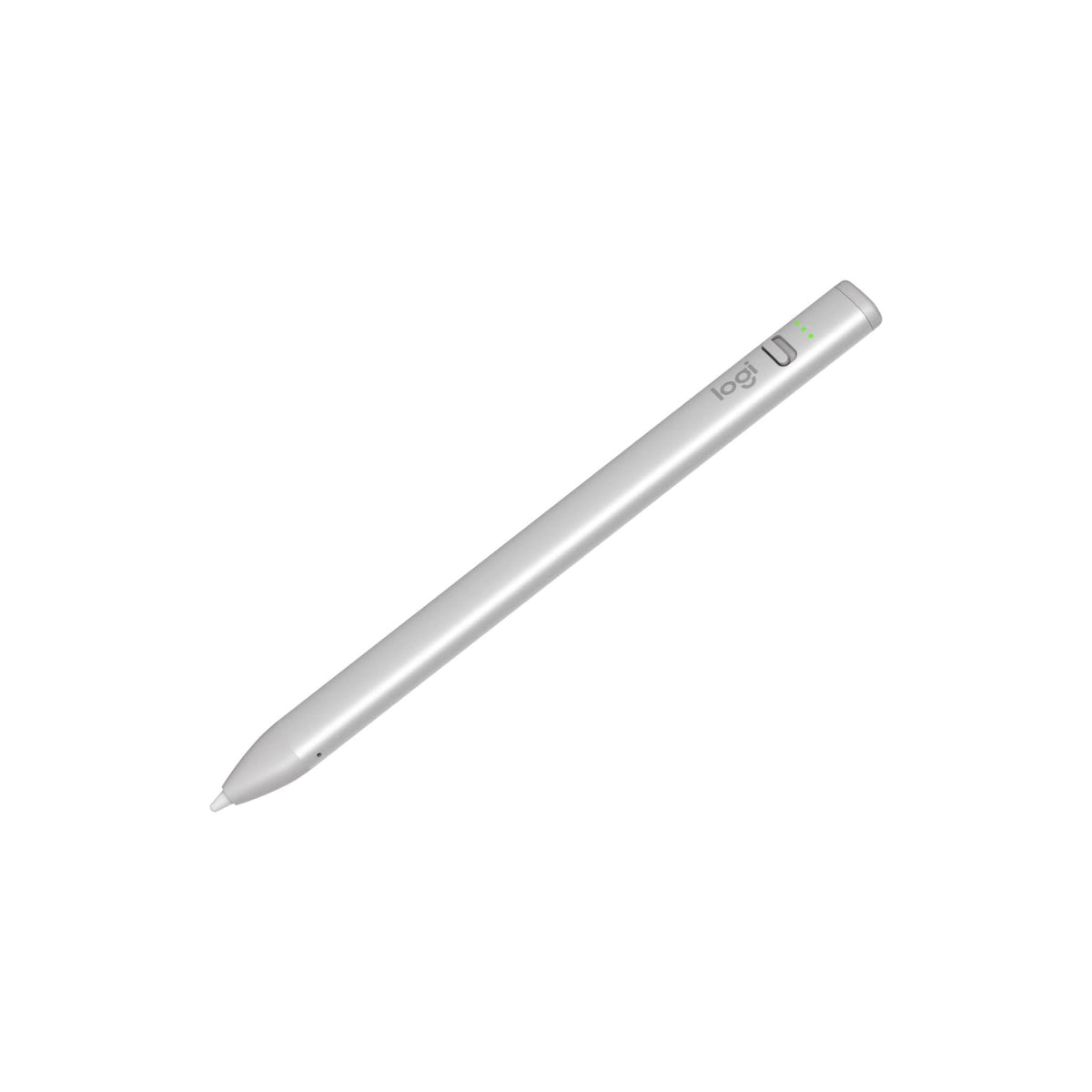 Logitech Crayon Digital Pencil for iPad (USB C Port Compatibility Only) Featuring Apple Pencil Technology, No Lag Pixel-Precision, and Dynamic Smart Tip with Fast USB C Charge - Silver