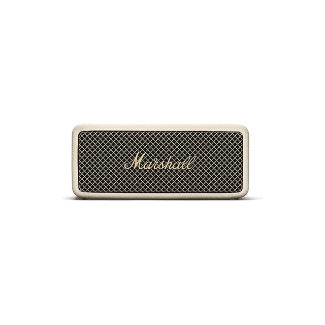Marshall Emberton 2 Portable Bluetooth Speakers - Water Resistant Wireless Speakers Portable Speaker 30 Hour of Playtime - Cream