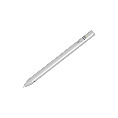 Logitech Crayon Digital Pencil for iPad (USB C Port Compatibility Only) Featuring Apple Pencil Technology, No Lag Pixel-Precision, and Dynamic Smart Tip with Fast USB C Charge - Silver