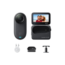 Insta360 GO 3S 128GB 4K Mini Portable Vlogging Camera, Hands-Free, Mount Anywhere, Stabilization, 140-Minute Battery life, 10m Waterproof, Pet POV, Black