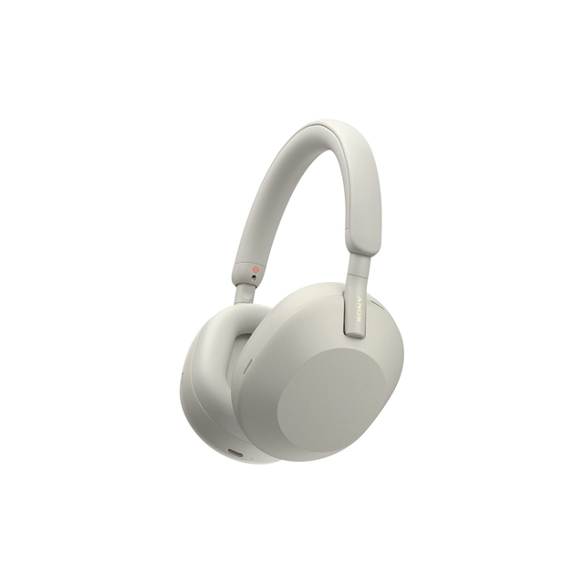Sony WH-1000XM5 Noise Cancelling Wireless Headphones, Hi-Res Audio, Best Phone Call Quality, 30 hours battery life, Wearing Detection, Alexa voice assistant, Silver, UAE Version - 1-Year warranty