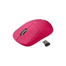 Logitech G PRO SUPERLIGHT Wireless Gaming Mouse, Ultra Lightweight 63g, HERO 25K Sensor, 25,600 DPI, 5 Programmable Buttons, Long Battery Life, On-Board Memory, for esports, Compatible with PC-Magenta