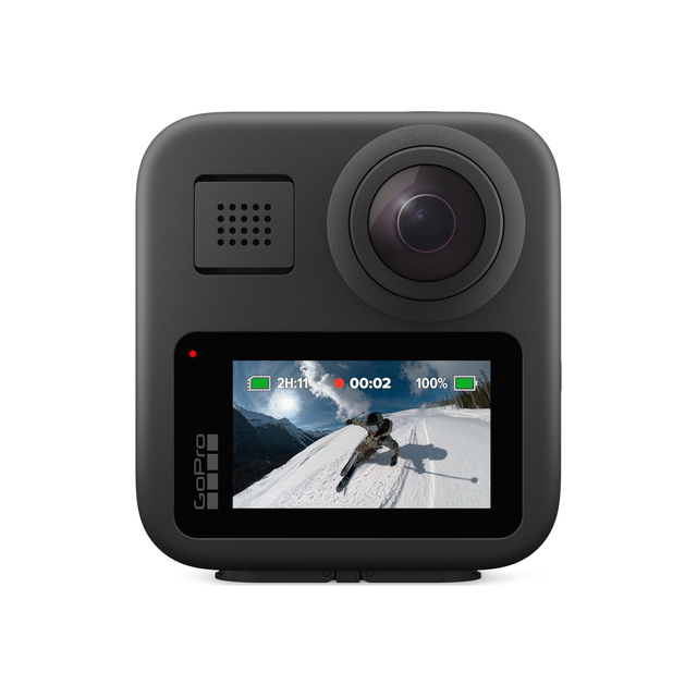 GoPro Max - Traditional Waterproof 360+ Action Camera with Spherical Touch Screen 5.6K30 HD Video 16.6MP 360 Photos 1080P Live Streaming Stabilization