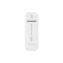 Eacam 4G LTE WiFi Modem 150Mbps Portable WiFi USB WiFi Dongle with WiFi Hotspot for Europea Asia and Africa Region(White)
