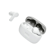 JBL Wave200 True Wireless Earbud Headphones, Deep Powerful Bass, 20H Battery, Dual Connect, Hand-Free Call, Voice Assistant, Comfortable Fit, IPX2 Sweatproof, Pocket Friendly - White, JBLW200TWSWHT