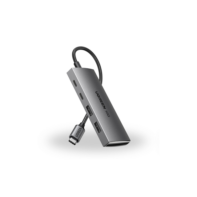 UGREEN USB C Hub 10Gbps, Type C 3.2 Gen Ports and USB A 3.2 Ports, High-Speed Date Splitter Adapter Hub for Laptop, Desktop PC, Xbox, PS5, Mouse, Keyboard, Flash Drive, U Disk, Printer