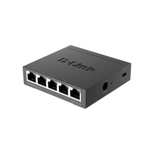 D-Link 5 Port Gigabit Unmanaged Metal Desktop Switch, Plug and Play (DGS-105)
