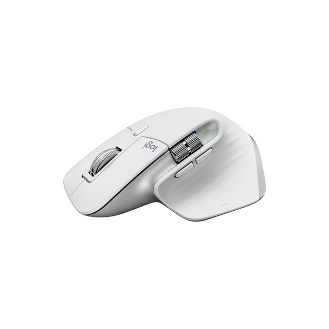 Logitech MX Master 3S - Wireless Performance Mouse with Ultra-Fast Scrolling, Ergo, 8K DPI, Track on Glass, Quiet Clicks, USB-C, Bluetooth, Windows, Linux, Chrome - Pale Grey