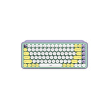 Logitech Pop Keys Mechanical Wireless Keyboard With Customizable Emoji Keys, Durable Compact Design, Bluetooth Or Usb Connectivity, Multi Device, Os Compatible, Arabic Keyboard Daydream, Mint