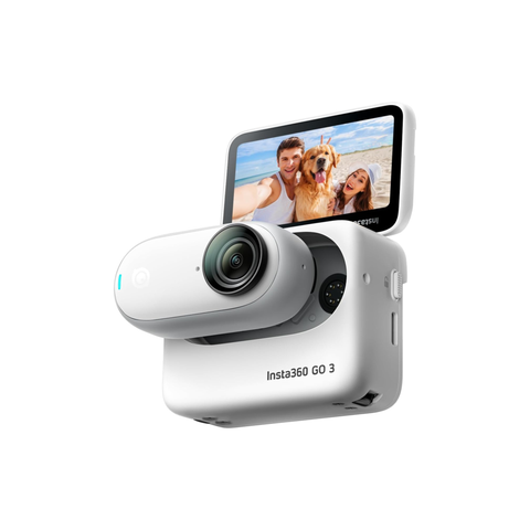 Insta360 GO 3 (64GB) – Small & Lightweight Action Camera, Portable and Versatile, Hands-Free POV, Mount Anywhere, Stabilization, Multifunctional Action Pod, Waterproof, for Travel, Sports, Vlog