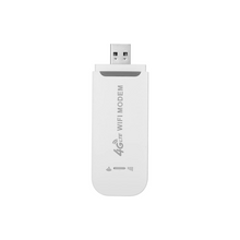 Eacam 4G LTE WiFi Modem 150Mbps Portable WiFi USB WiFi Dongle with WiFi Hotspot for Europea Asia and Africa Region(White)