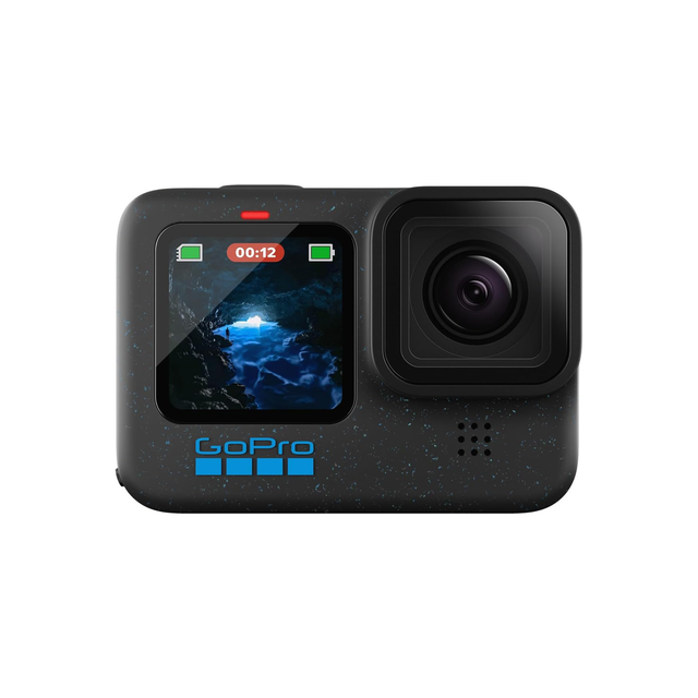 GoPro HERO12 Black - Waterproof Action Camera with 5.3K60 Ultra HD Video, 27MP Photos, HDR, 1/1.9" Image Sensor, Live Streaming, Webcam, Stabilization