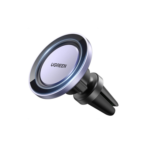 UGREEN Car Phone Holder MagSafe Car Mount, [360° Rotation Super Stable], Magnetic One-hand Operation, No Blocking Air Vent Silicone Clip Accessories, Fit for iPhone 16/15/14/13, Samsung S25/24/23