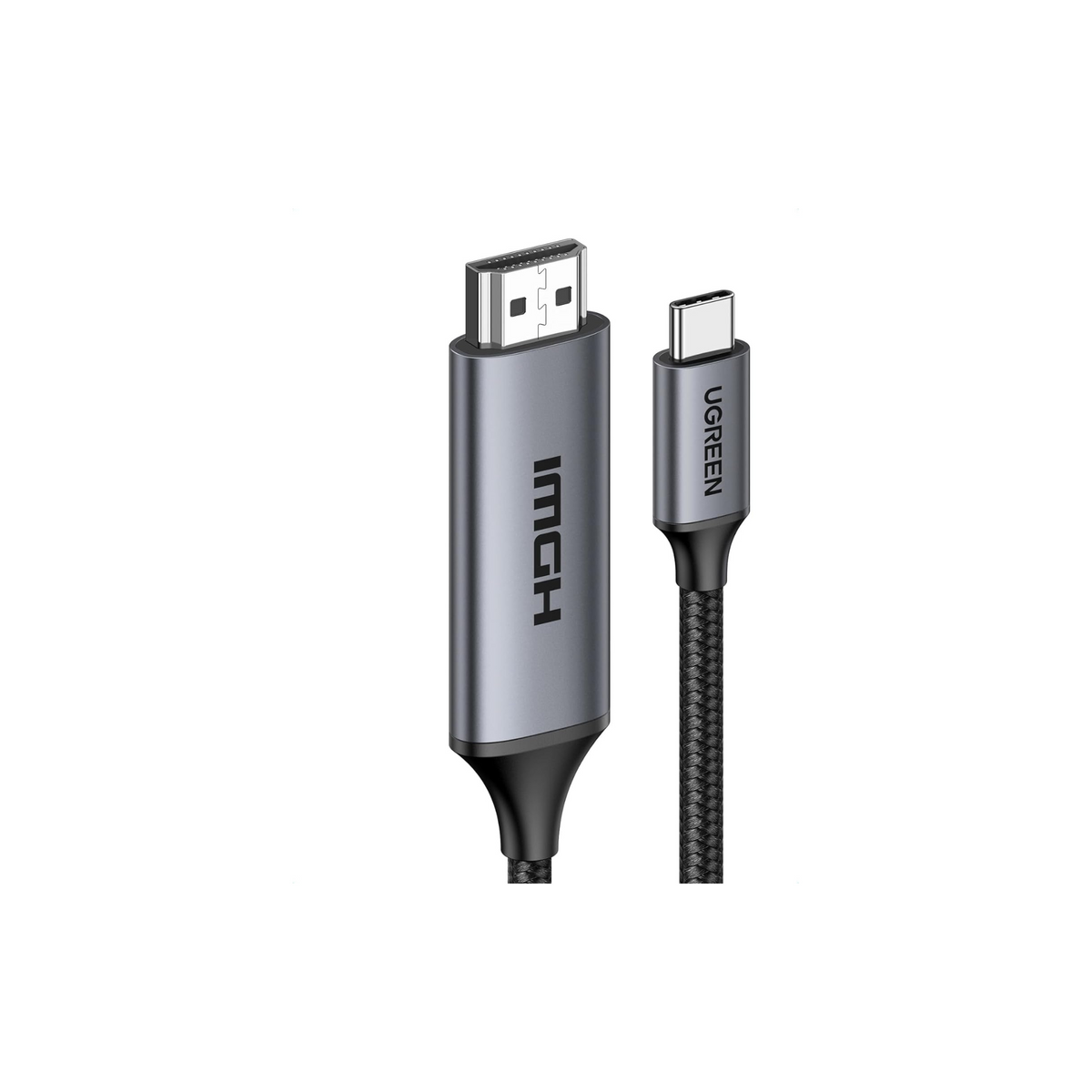 UGREEN 8K USB C to HDMI Cable 2M, 8K@60Hz,4K@240Hz/144Hz, HDMI 2.1 Type C Adapter, Compatible iPhone 16 Series, iPad 10/Pro/Air/Mini, Samsung S24 /S23 Series, MacBook Pro, Surface Pro7, Huawei P60 Pro