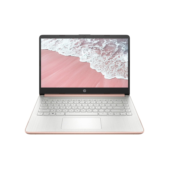 HP (Upgraded) 14s Laptop with 14" Diagonal HD Touch Screen Display - Intel Pentium Silver N5030 Processor - Intel UHD Graphics- Backlit keyboard - 8GB DDR 4 Ram - 512GB NVMe SSD Win 11 - Rose Gold