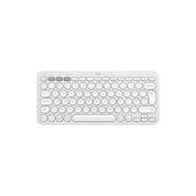 Logitech Pebble Keys 2 K380s, Multi-Device Bluetooth Wireless Keyboard with Customizable Shortcuts, Slim and Portable, Easy-Switch for Windows, macOS, iPadOS, Android, Chrome OS, US Intl Layout- White