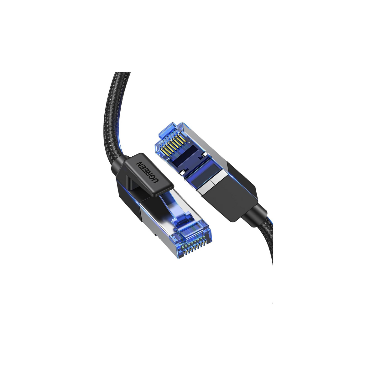 UGREEN Ethernet Cable 10M Cat 8 Gigabit Network Cord High-Speed 40Gbps 2000MHz RJ45 Internet Wire Braided Double Shielded Ethernet Cable Compatible with Gaming Switch PS4 PS5 PC Router TV Xbox