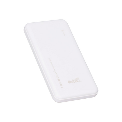 Fast 4G WiFi Hotspot Router with Sim Card Slot, 10,000mAh Battery, LTE CAT4, Wide Band Support, Upgraded Battery Life, Easy to Use, for Travel, Home, Work