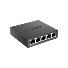 D-Link 5 Port Gigabit Unmanaged Metal Desktop Switch, Plug and Play (DGS-105)
