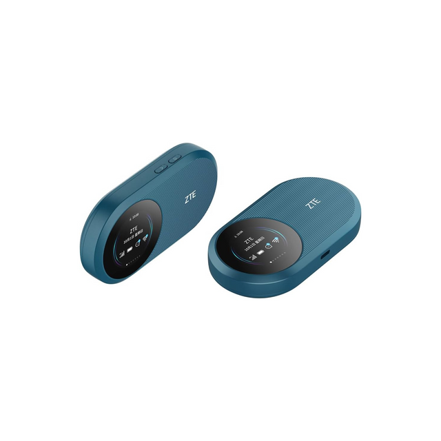 ZTE U10S Pro Blue, 4G+LTE Mobile Wi-Fi 6, Unlocked Cost-Effective Portable Travel Router, Connects 32 Devices, 3000 mAh, 10 Hours Battery Life, Runs on All Worldwide Networks