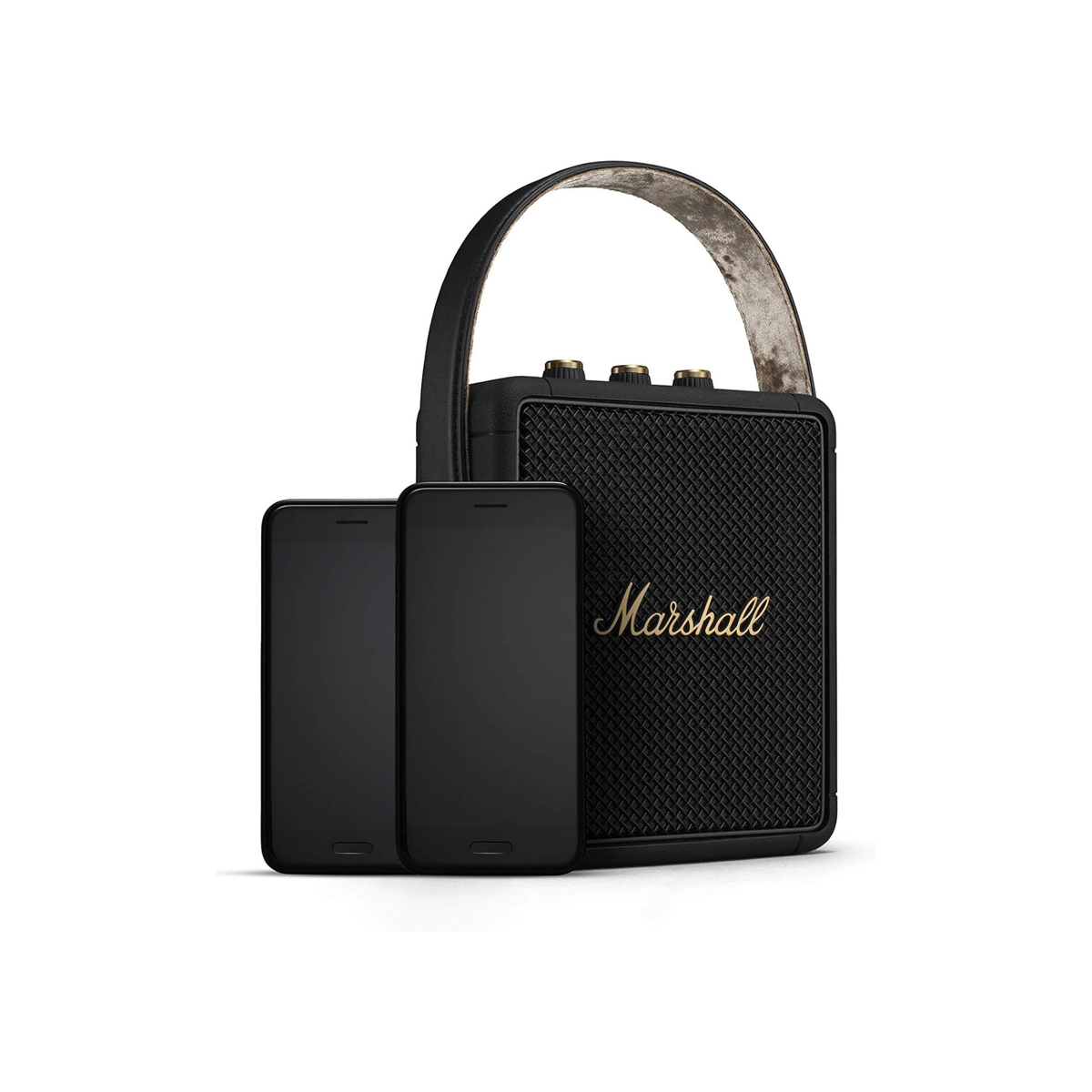 Marshall Stockwell II Wireless Portable Bluetooth Speaker 20+ Hours 20W - Black & Brass