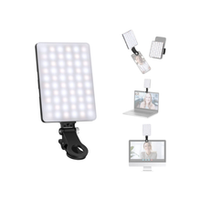 NEEWER LED Selfie Light with Front & Back Phone Clip, High Power 60 LED 2000mAh Rechargeable CRI 95+, 3 Light Modes, for Phone/Tablet/Laptop, Zoom Call TikTok Video Fill Light | AWP012549