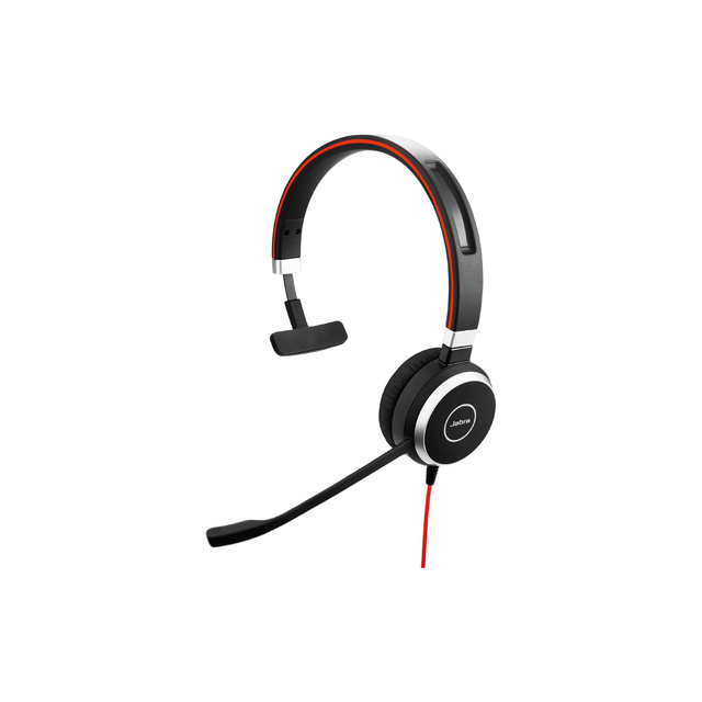Jabra Evolve 40 Ms Professional Wired Headset, Mono – Telephone Headset For Greater Productivity, Superior Sound Calls And Music, 3.5mm Jack/Usb Connection, All-Day Comfort Design, Optimized