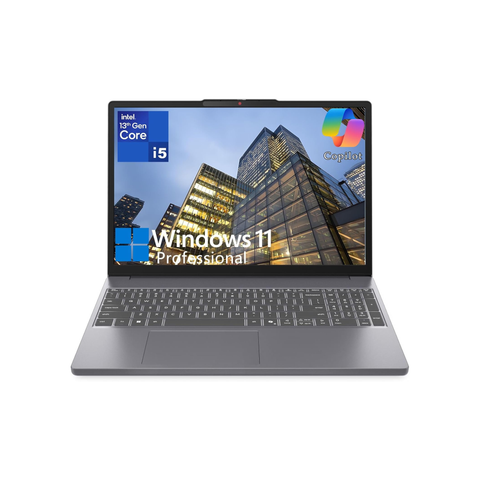 Lenovo Laptop Computer for Home Business, 15 FHD+ IdeaPad Slim 3, Intel 8-Core i5-13420H (Beat i7-1355U), 16GB DDR5 RAM, 1TB PCIe SSD, WiFi 6, Bluetooth 5.2, Copilot AI PC, Luna Grey, Windows 11 Pro